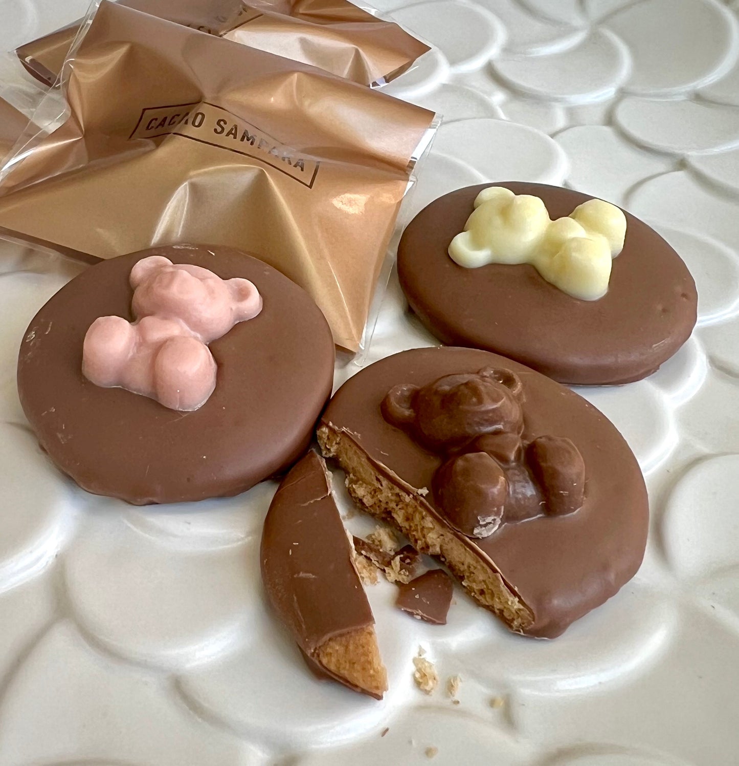 3匹のこぐま チョコレートサブレ 3枚入(3種)