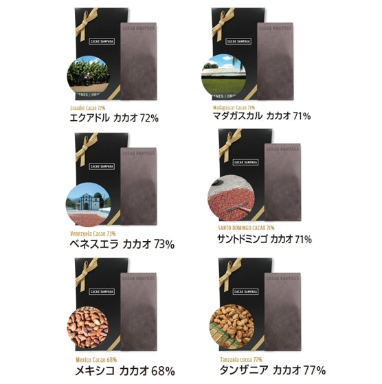 【NEW】【1カ月3,880円x3回 送料込】カカオを巡る旅（板チョコ原産地コレクション）