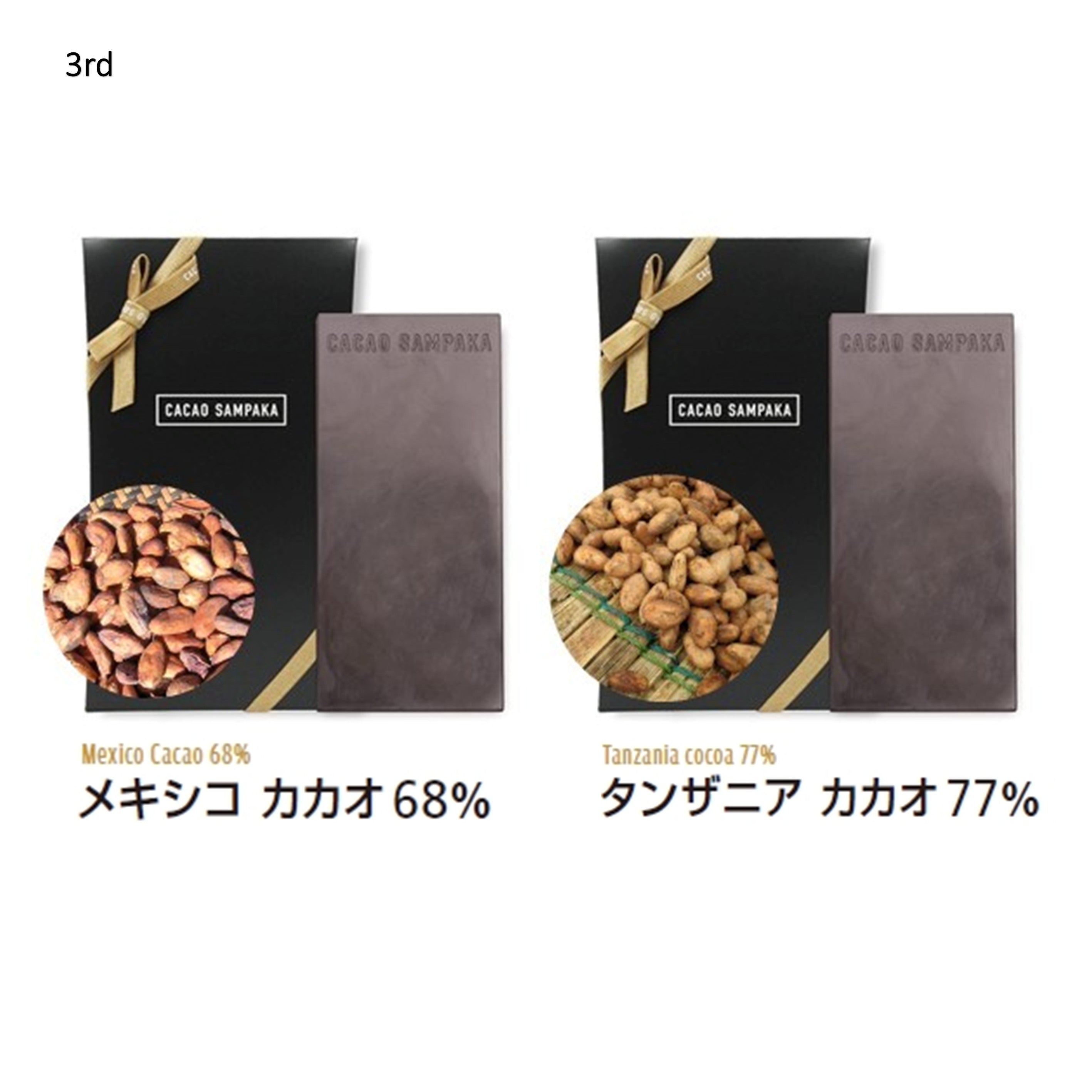 1カ月3,880円x3回 送料込】カカオを巡る旅（板チョコ原産地